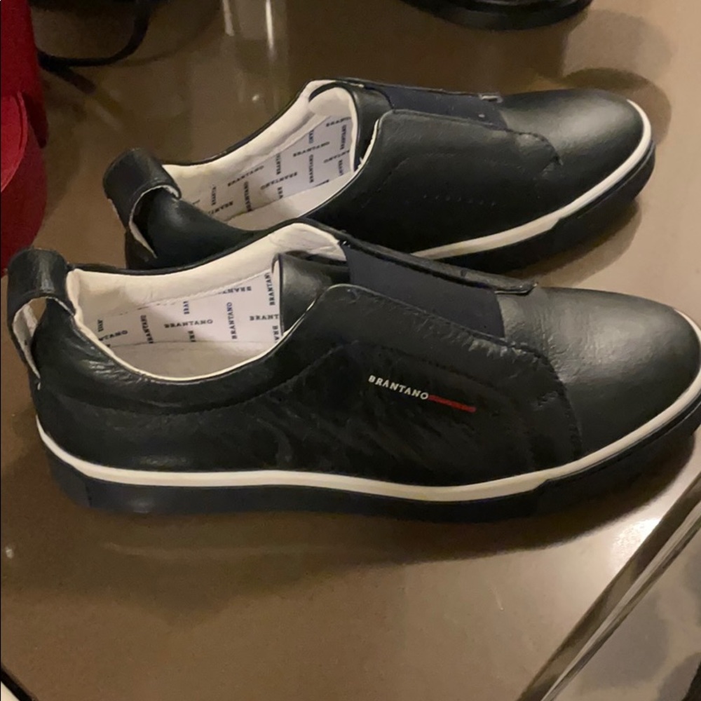 Brantano Sneaker Casual Liao Piel Azul